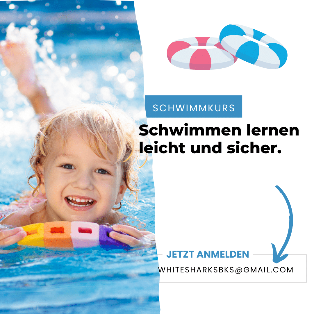 Schwimmkurse Aquafitness Trier – White Sharks e.V. Kinder beim Schwimmenlernen im Hallenbad