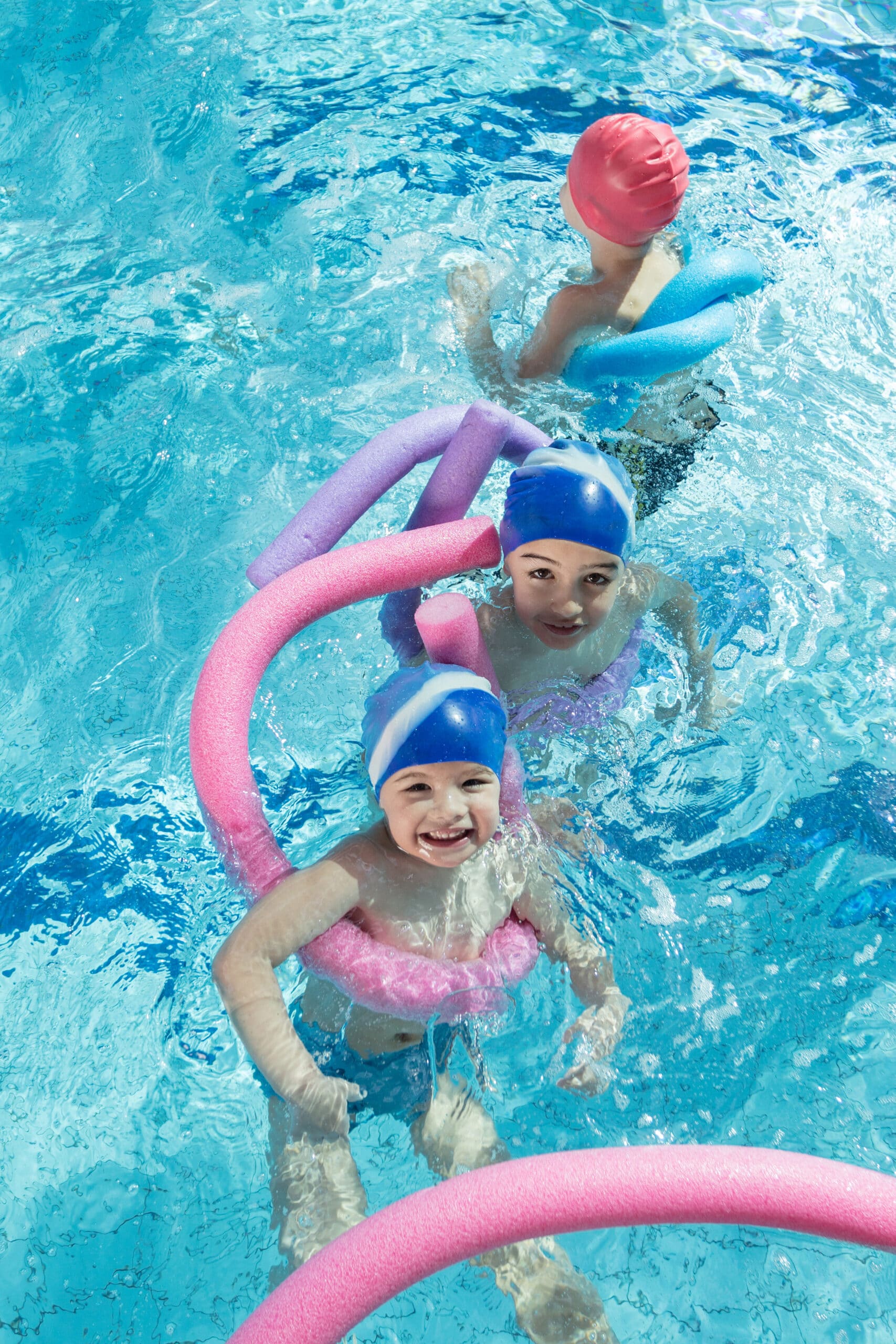 Schwimmverein White Sharks Trier – Kinder beim professionellen Schwimmtraining
