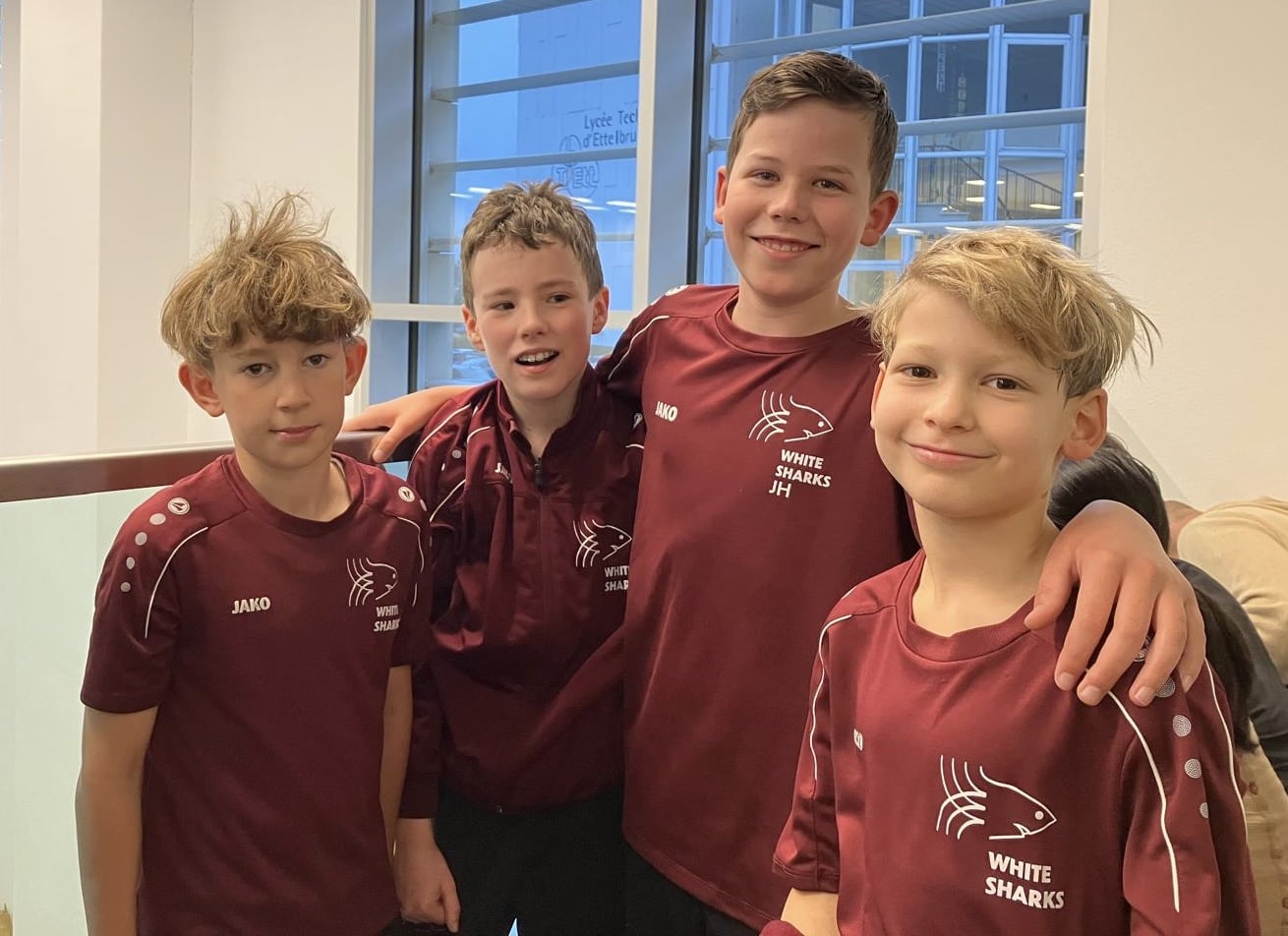 Nachwuchswettkampf Ettelbrück 2025 – White Sharks Trier beim Journée des Jeunes Espoirs