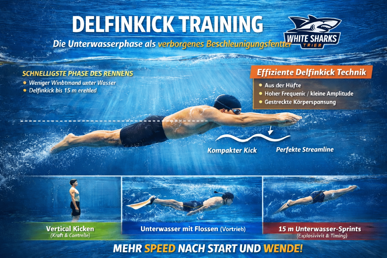 Delfinkick Training
