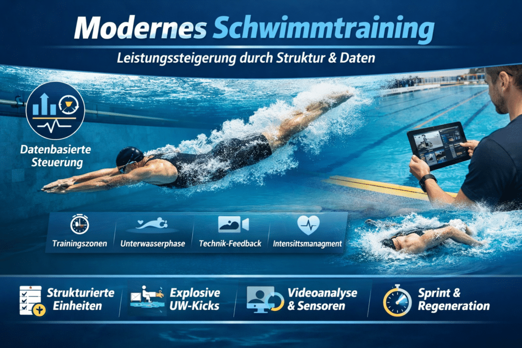 Modernes Schwimmtraining: Leistungssteigerung durch Struktur und Daten