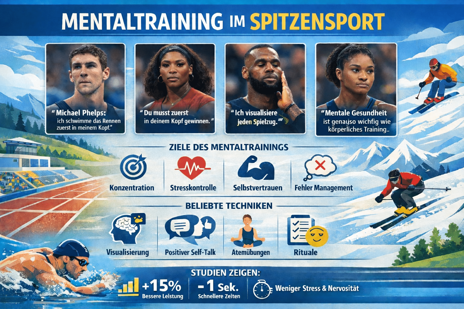 Mentale Stärke im Leistungssport Warum der Kopf über Gold oder Niederlage entscheidet