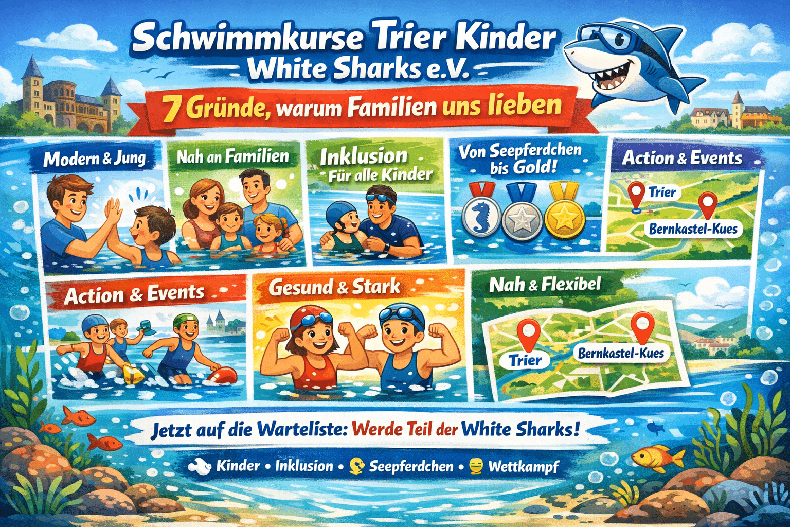 Schwimmkurse Trier Kinder White Sharks e.V.