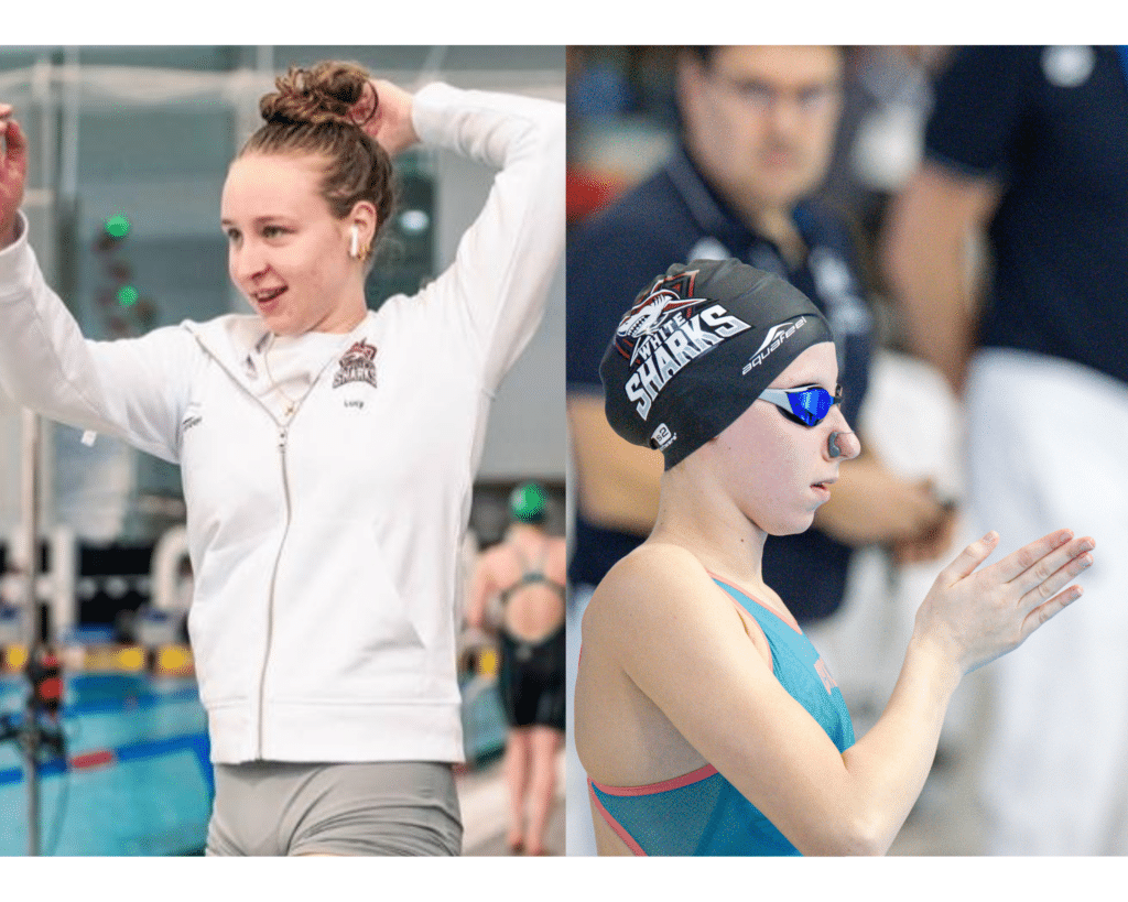 Lucy Valerius und Fleur Valerius – White Sharks Schwimmerinnen beim Landeskader Rheinland-Pfalz