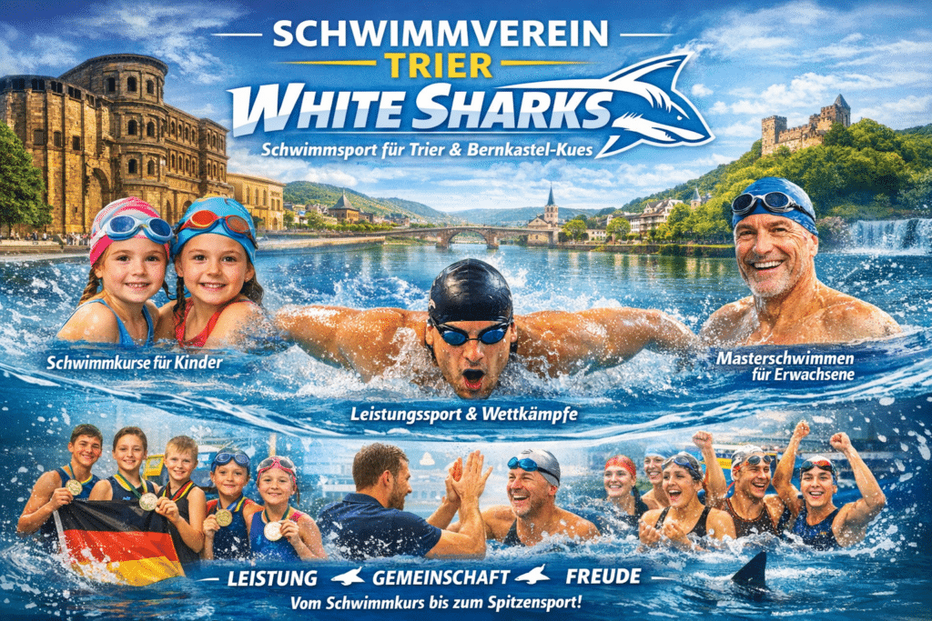 White Sharks Bernkastel beim Peter-und-Paul-Schwimmfest Trier 2024