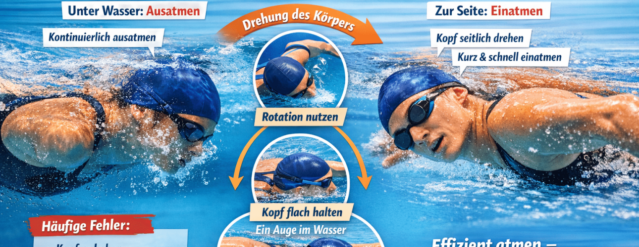 Kraulatmung verbessern – Technik, Rotation und Atemrhythmus beim Kraulschwimmen