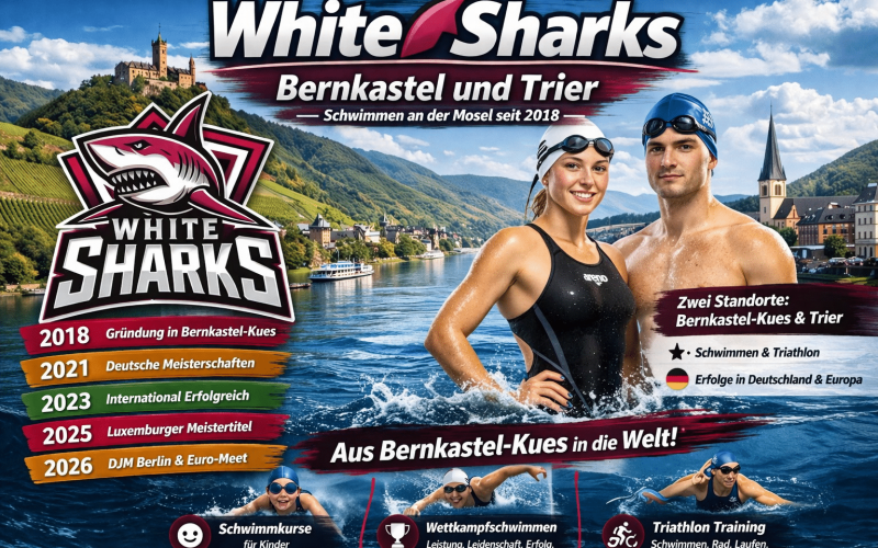 Schwimmen Bernkastel-Kues – White Sharks Schwimmtraining am Moselbad