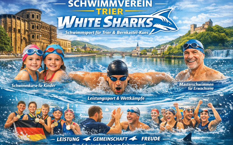 White Sharks Trier Schwimmverband Rheinland – Amtliche Aufnahme des Schwimmvereins