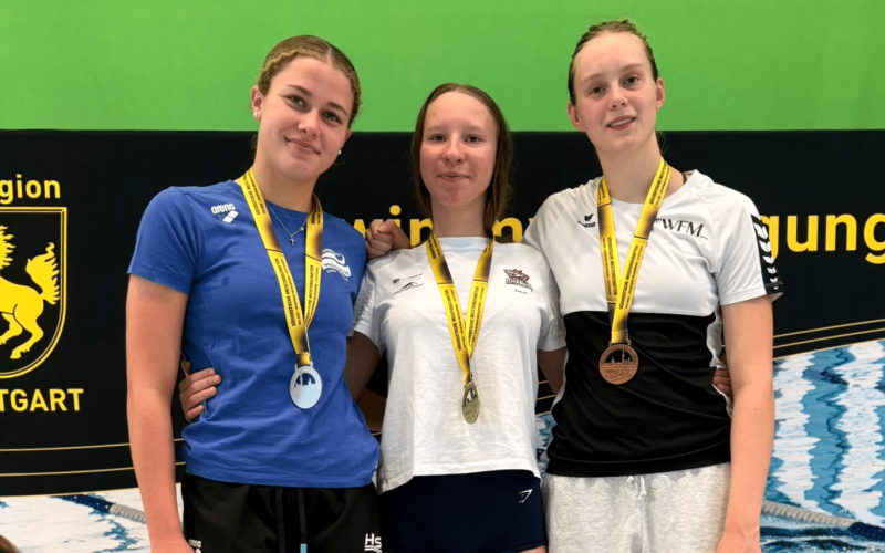 Fleur Valerius Süddeutsche Meisterin 2026 – Siegerehrung White Sharks Trier/Bernkastel-Kues