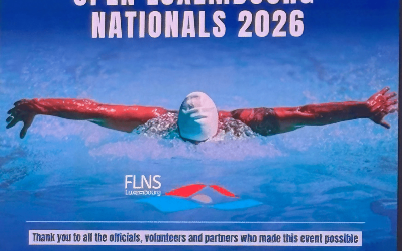 Luxemburgische Meisterschaften 2026: White Sharks Schwimmerinnen und Schwimmer mit Medaillen